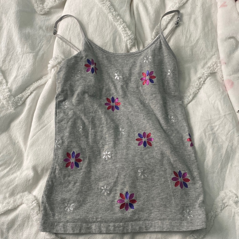 Flower kids tank